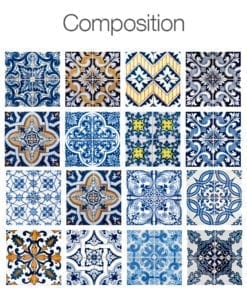 Azulejos para Casa de Banho ou Azulejos para Cozinha - Composição