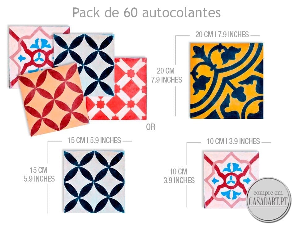 Patchwork Argentino decoração de azulejos