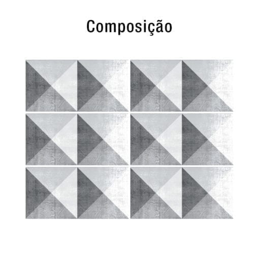 Geometric Stone decoração de azulejos Composição