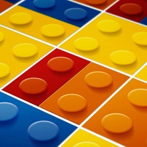 Lego Azulejos Autocolantes - Detalhe