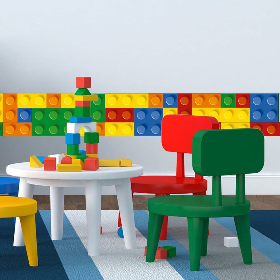 Lego Faixa Decorativa em Vinil