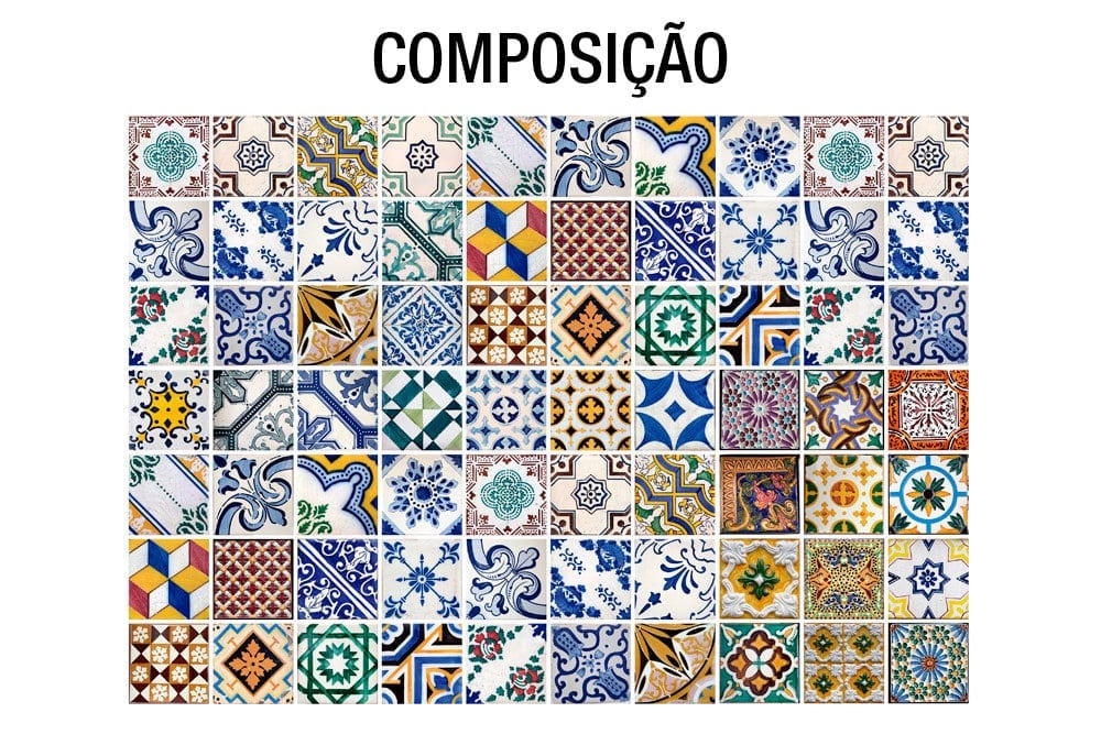 Azulejos Tradicionais Portugueses Composição