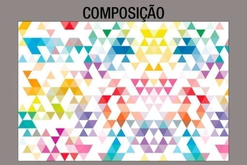 Triangulos - Mid Century - Mural - Composição