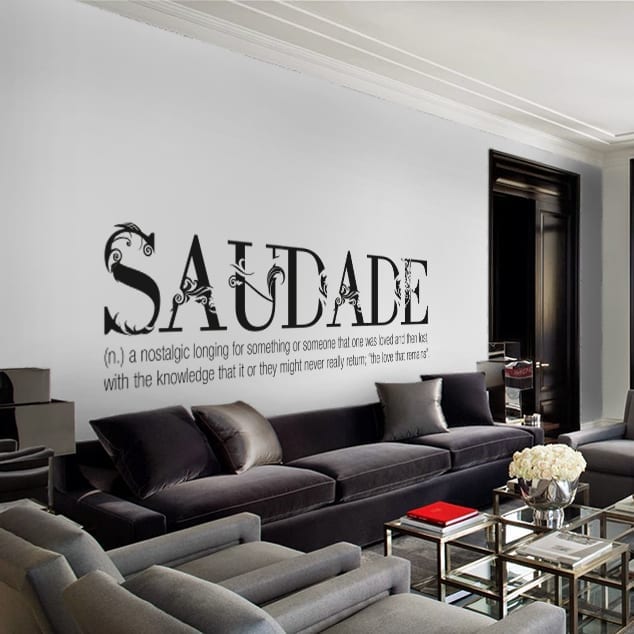 Saudade Definition Wall Art Printable Wall Decor