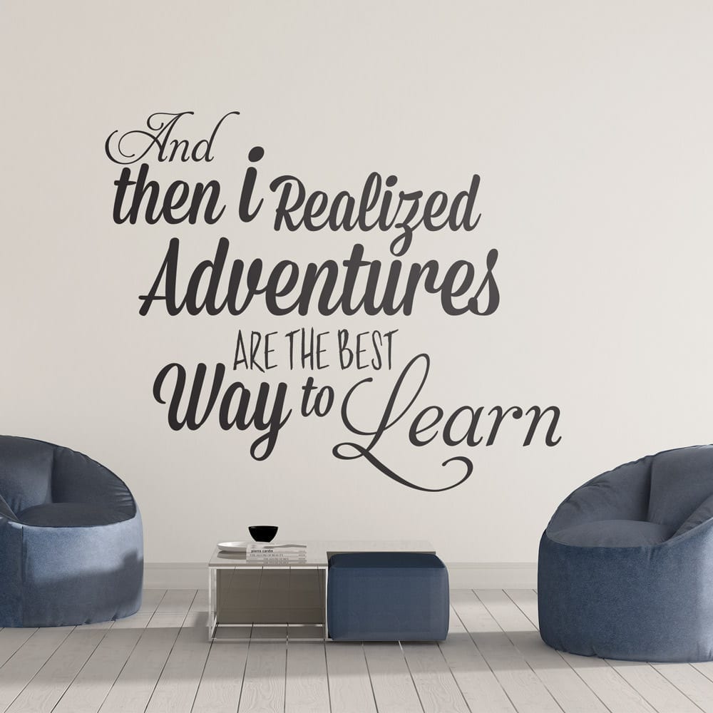 Adventures are the Best Way to Learn