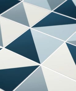 Azul Geométrico - Detalhe