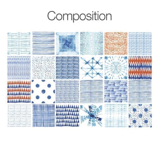 Shibori Efeito Aguarela - Composição