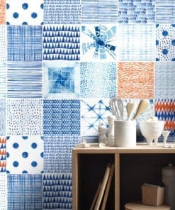 Shibori Efeito Aguarela - Parede