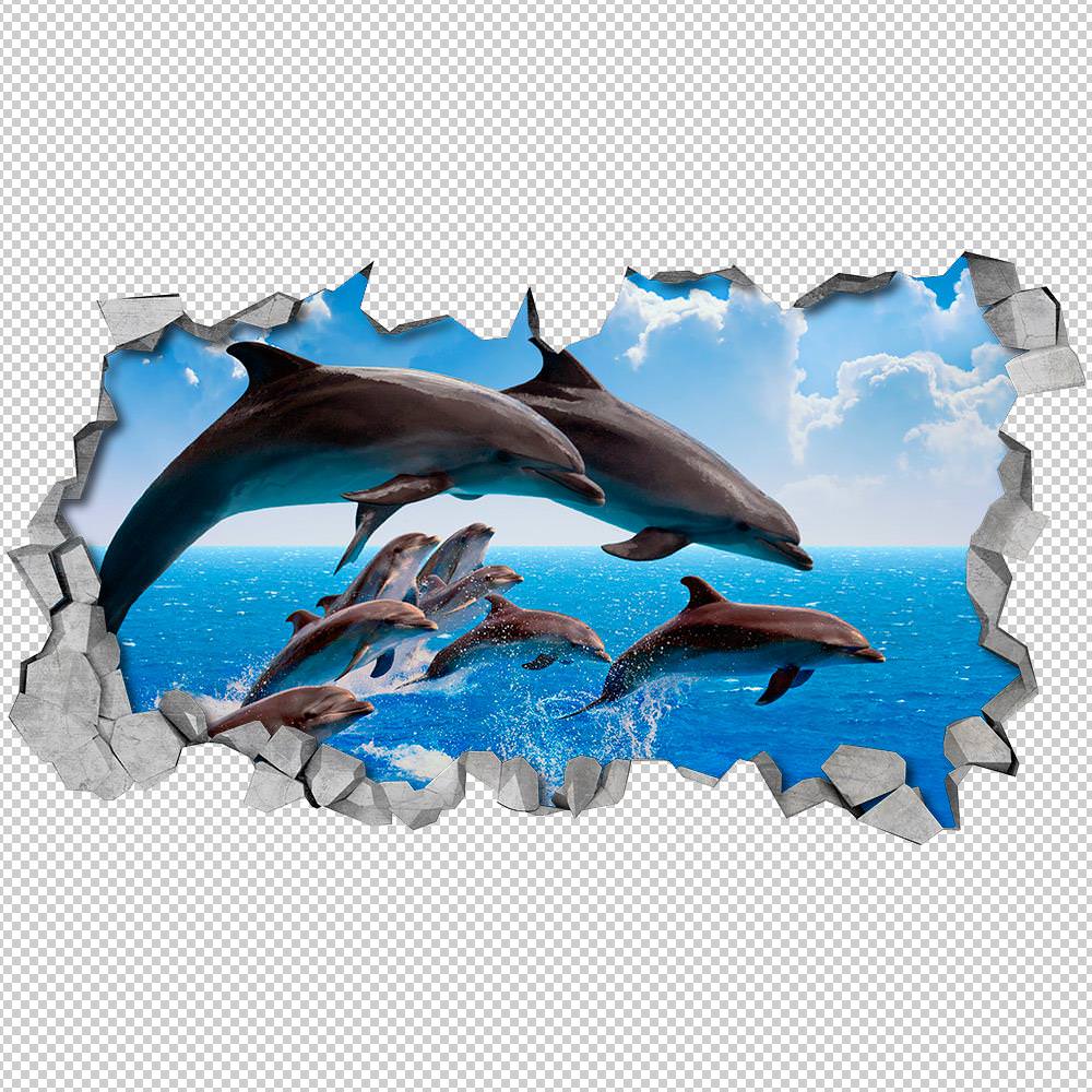Golfinhos 3D Wallpaper Detalhes