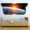 Janela da Nave Espacial Wallpaper 3D