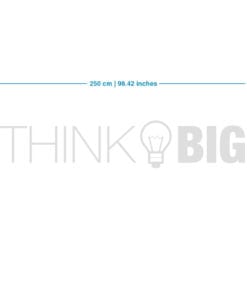 Think Big 3D Decoração de Escritório - Dimensões