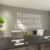 Teamwork Makes The Dreamwork Decoração Escritório
