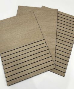 Painéis Decorativos 3D Listras Madeira Clara 1 Pack de 12 Painéis (Pequeno defeito)