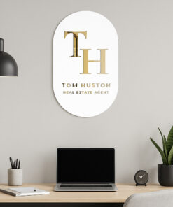 Logotipo Estilo Oval Personalizável