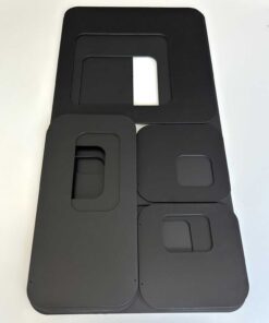 Painéis de Biombo Suspenso Padrão Retro Anos 70 Preto (Pequeno defeito)