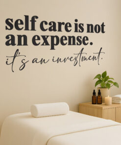 Self Care Is Not An Expense Decoração de Parede 3D