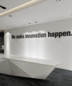 We Make Innovation Happen - Decoração Parede 3D