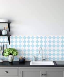 Backsplash de Cozinha - Padrão Estocolmo