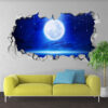 Full-moon-broken-wall-effect | Casadart | Vinis Autocolantes, Papel de Parede e Painéis Decorativos
