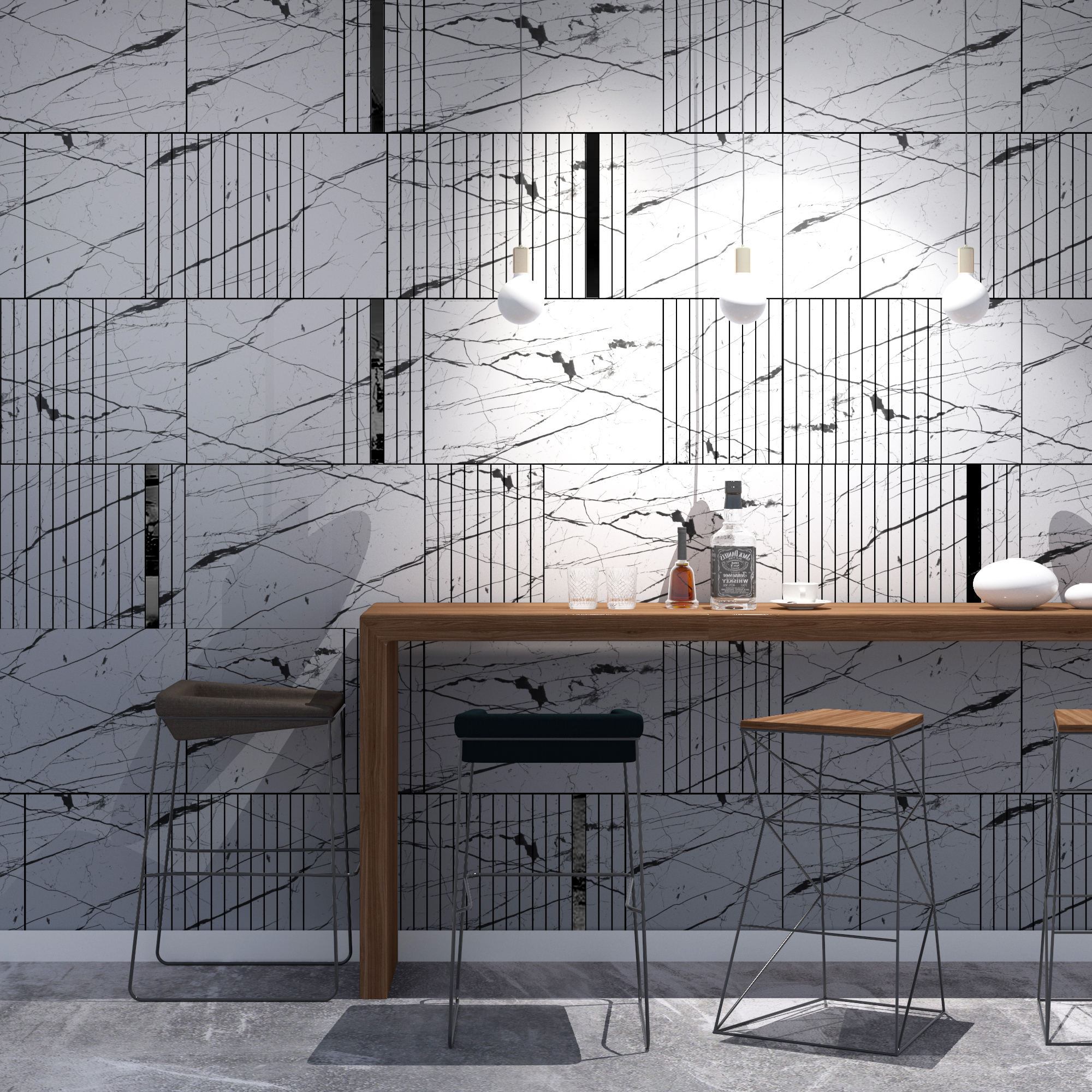 NS895-preto2 | Casadart | Vinis Autocolantes, Papel de Parede e Painéis Decorativos