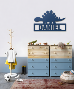 Dinossauro Estegossauro Personalizável - Decoração Infantil 3D